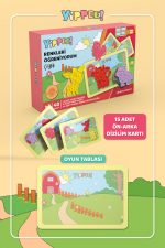 Renkleri Öğreniyorum - Çiftlik Hayvanları Temalı | Renk Eşleştirme Oyunu - Görsel 4