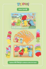 Renkleri Öğreniyorum - Dinozor Temalı | Renk Eşleştirme Oyunu - Görsel 6