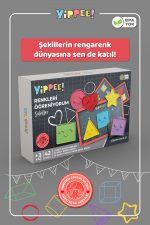 Renkleri Öğreniyorum - Şekiller Temalı | Renk Eşleştirme Oyunu - Görsel 2