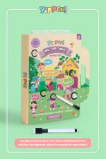 Bul-Sor-Anlat - Meraklı Dahi | 3 Seviyeli Eğitici Bulmaca Oyunu + Silinebilir Kalem - Görsel 2