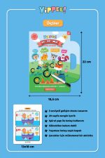 Bul-Sor-Anlat - Meraklı Hayvanlar | 3 Seviyeli Eğitici Bulmaca Oyunu + Silinebilir Kalem - Görsel 5