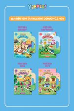 Bul-Sor-Anlat - Meraklı Hayvanlar | 3 Seviyeli Eğitici Bulmaca Oyunu + Silinebilir Kalem - Görsel 6