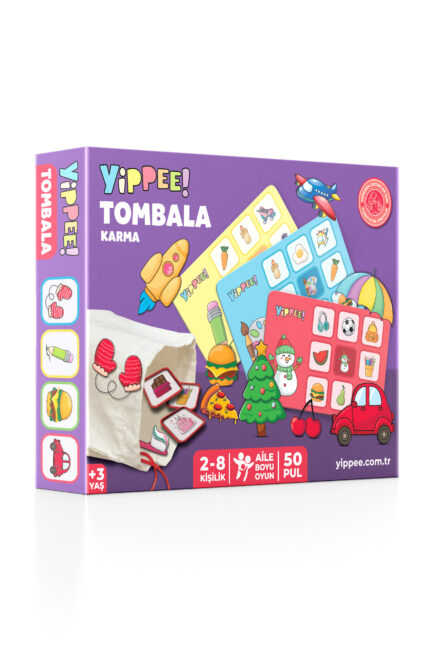 YİPPEE Çocuk Tombala Oyunu - Karma Temalı