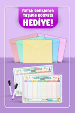Yippee İsim Şehir Oyunu | Arkası SOS ve XOX Oyunlu | PVC Kaplı 2’li A4 Set | 2 Adet Yaz-Sil Kalem Hediyeli - Görsel 3